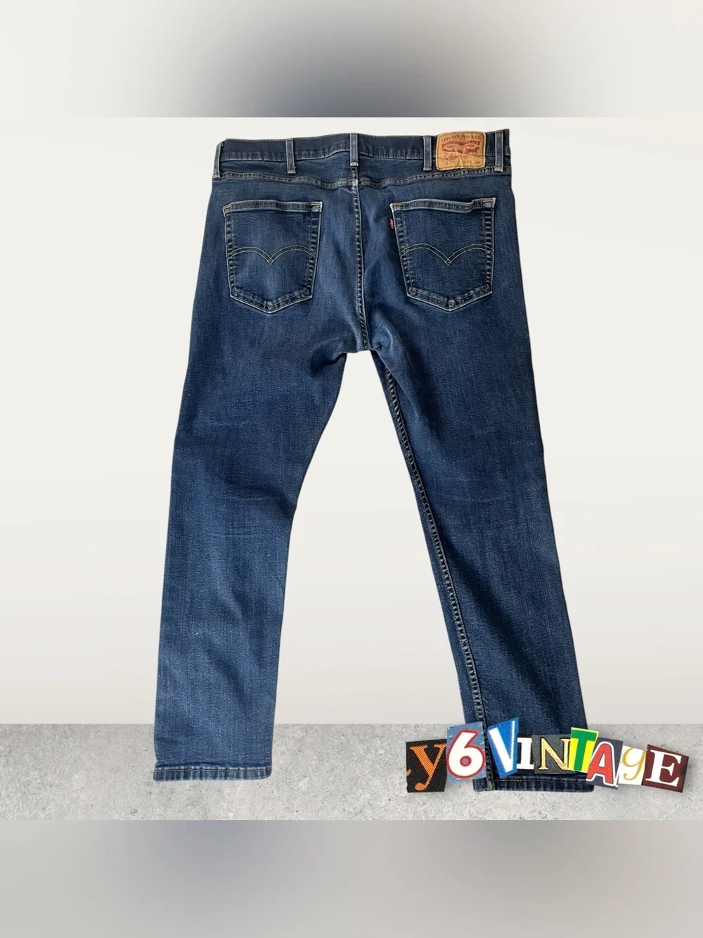 Levi 512 Slim Taper Blue Jeans size 38